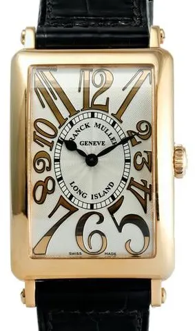 Franck Muller Long Island 900 QZ 23mm Rose gold Silver