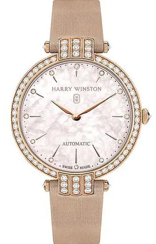 Harry Winston Premier 36mm Rose gold Mother-of-pearl
