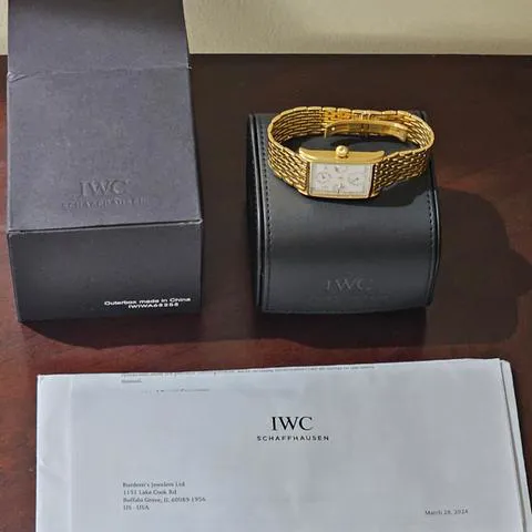 IWC Novecento IW3545 27mm Yellow gold White 9