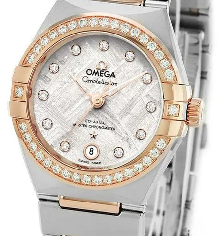 Omega Constellation 131.25.29.20.99.001 29mm Yellow gold and stainless steel Silver