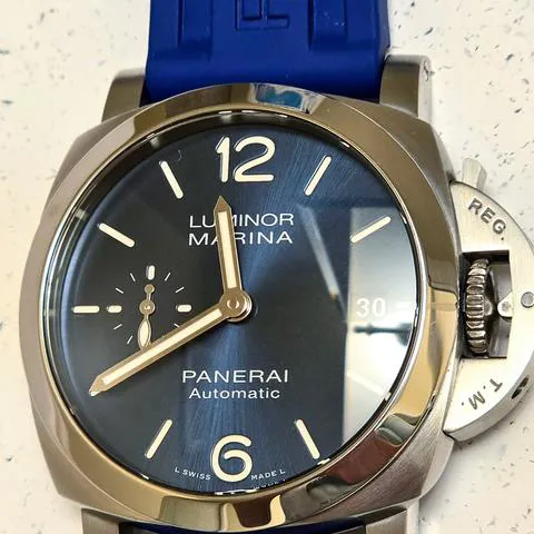 Panerai Luminor PAM 01270 40mm Stainless steel Blue 11