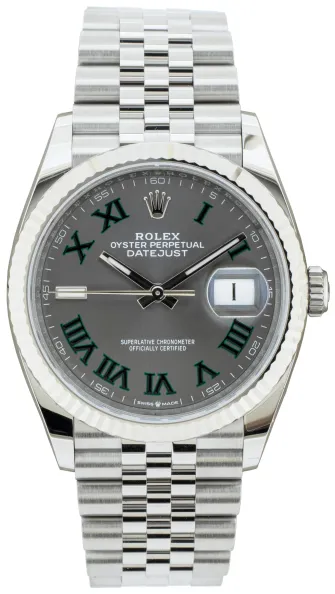 Rolex Datejust 126234 36mm Stainless steel Gray