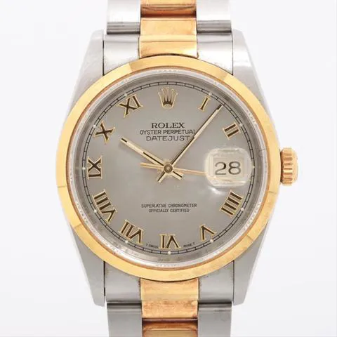 Rolex Datejust 36 16203 35mm Yellow gold and Stainless steel Gray