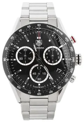 TAG Heuer Carrera CV1A10.BA0799 43mm Stainless steel Black