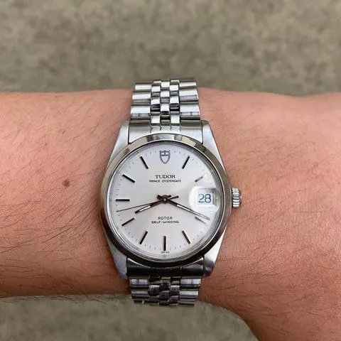 Tudor Prince Date 74000N 34mm Stainless steel Silver