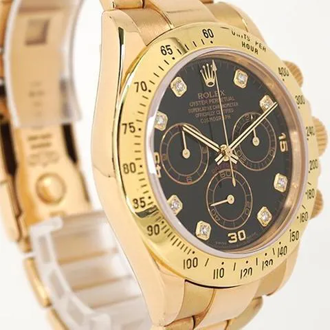 Rolex Daytona 116528G 40mm Yellow gold Black 2