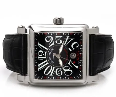 Franck Muller Conquistador Cortez 10000 K SC 45mm Stainless steel Black