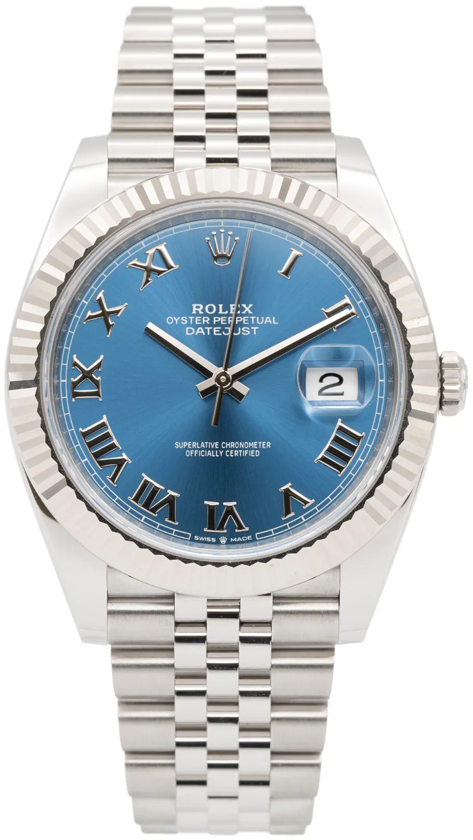 Rolex Datejust 41 126334 41mm White gold and Stainless steel Blue