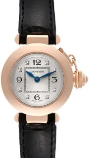 Cartier Pasha WJ124028 Rose gold Silver