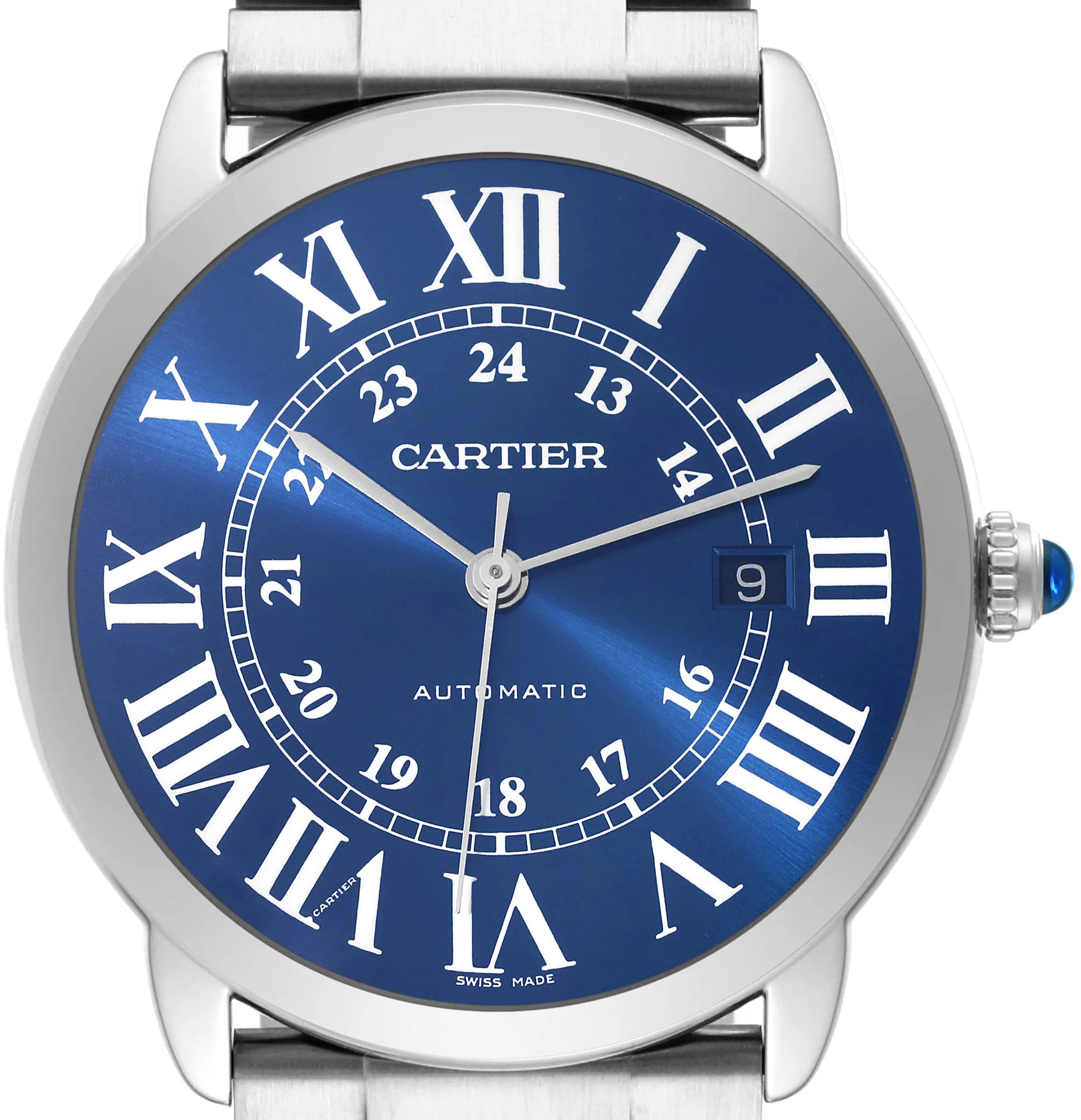 Cartier Ronde Solo WSRN0023 42mm Stainless steel Blue