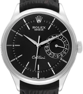 Rolex Cellini 50519 White gold Black