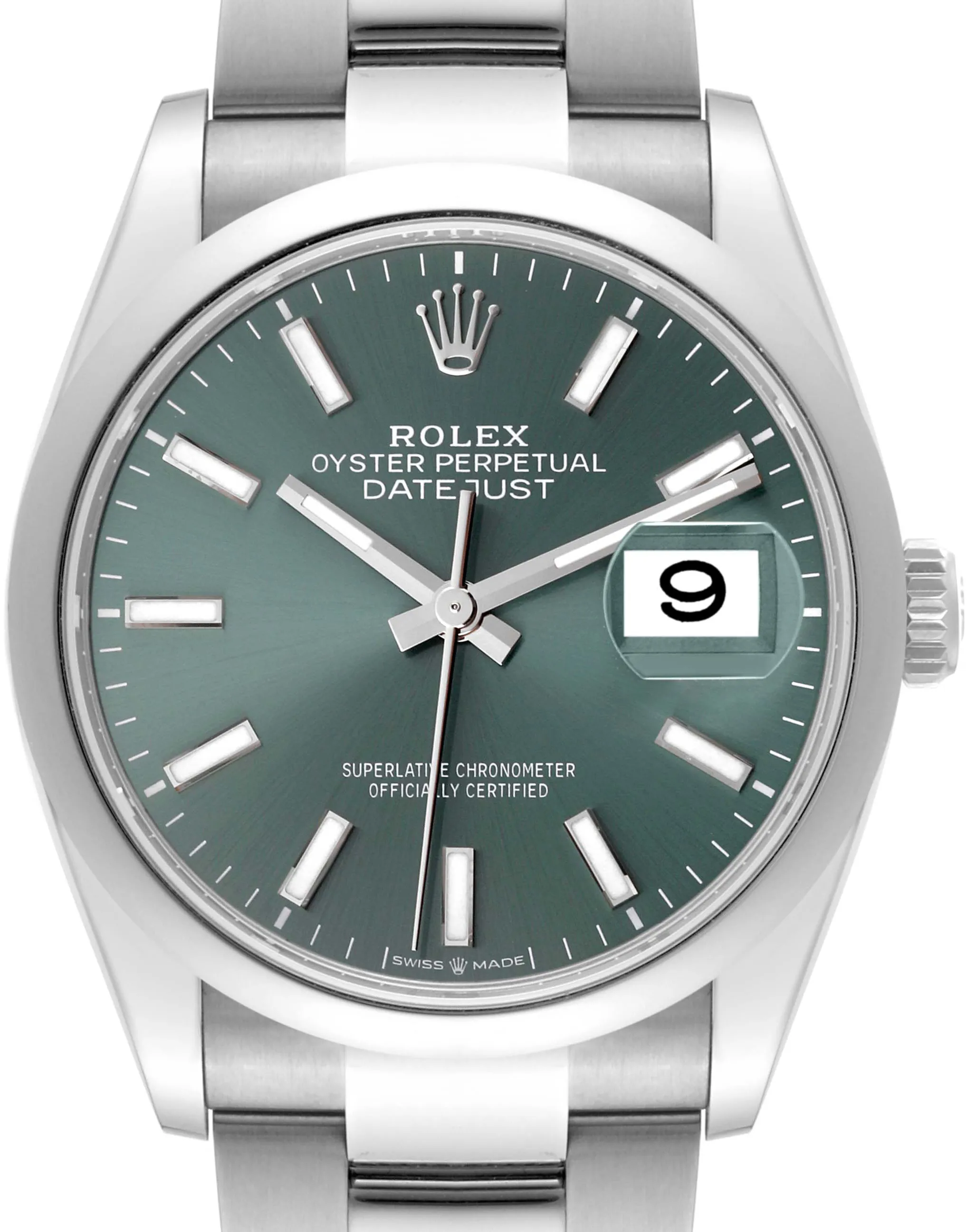 Rolex Datejust 36 126200 36mm Stainless steel Green