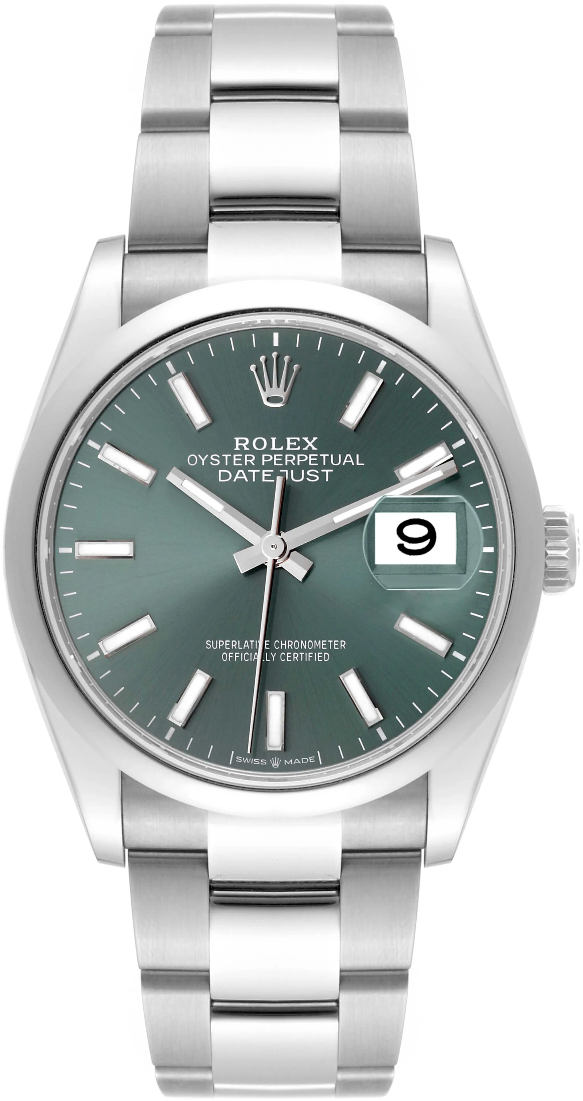 Rolex Datejust 36 126200 36mm Stainless steel Green 1