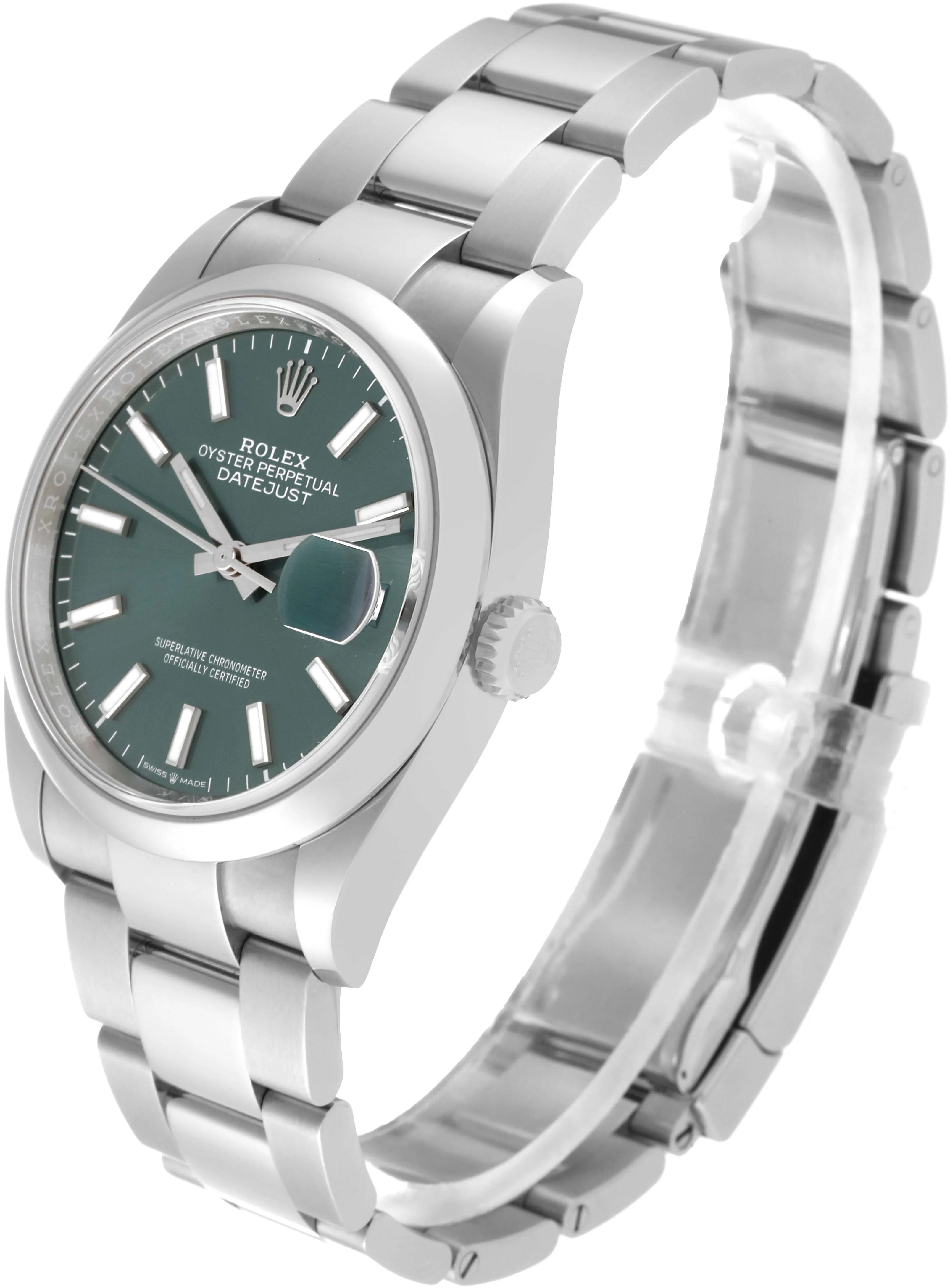 Rolex Datejust 36 126200 36mm Stainless steel Green 3