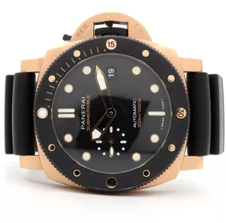 Panerai Submersible PAM02070 Goldtech Black