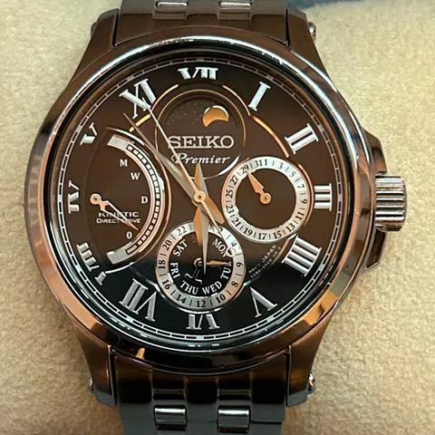 Seiko Kinetic 40mm Stainless steel