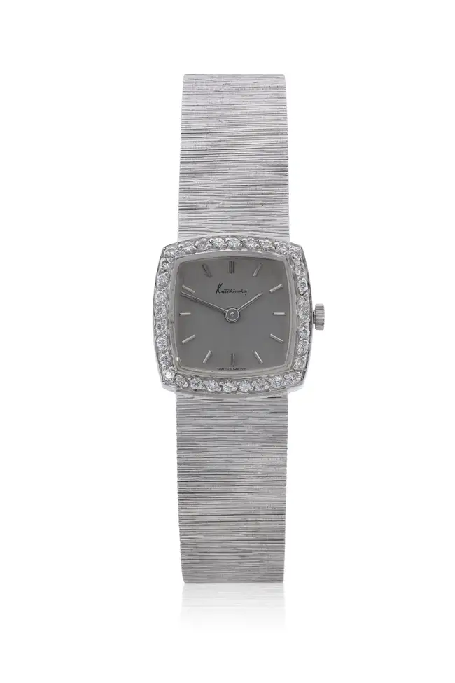 Chopard 21mm White gold and diamond-set Silver