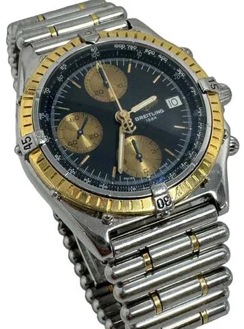 Breitling Chronomat B13047 39mm Yellow gold and stainless steel Green 3