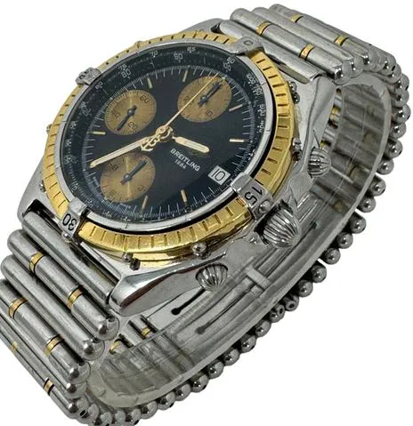 Breitling Chronomat B13047 39mm Yellow gold and stainless steel Green 8