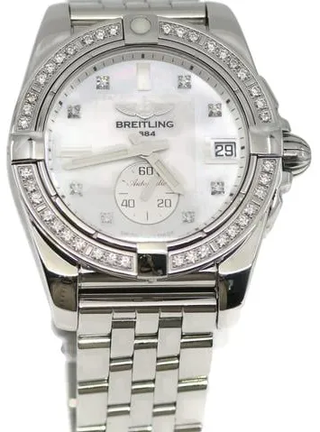 Breitling Galactic A37330 36mm Stainless steel Mother-of-pearl