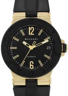 Bulgari Diagono DG 35 GVD Yellow gold Black