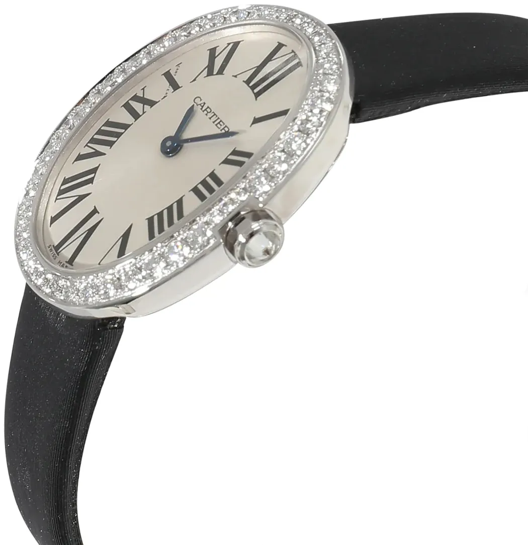 Cartier Baignoire wb520027 25mm White gold Silver 1