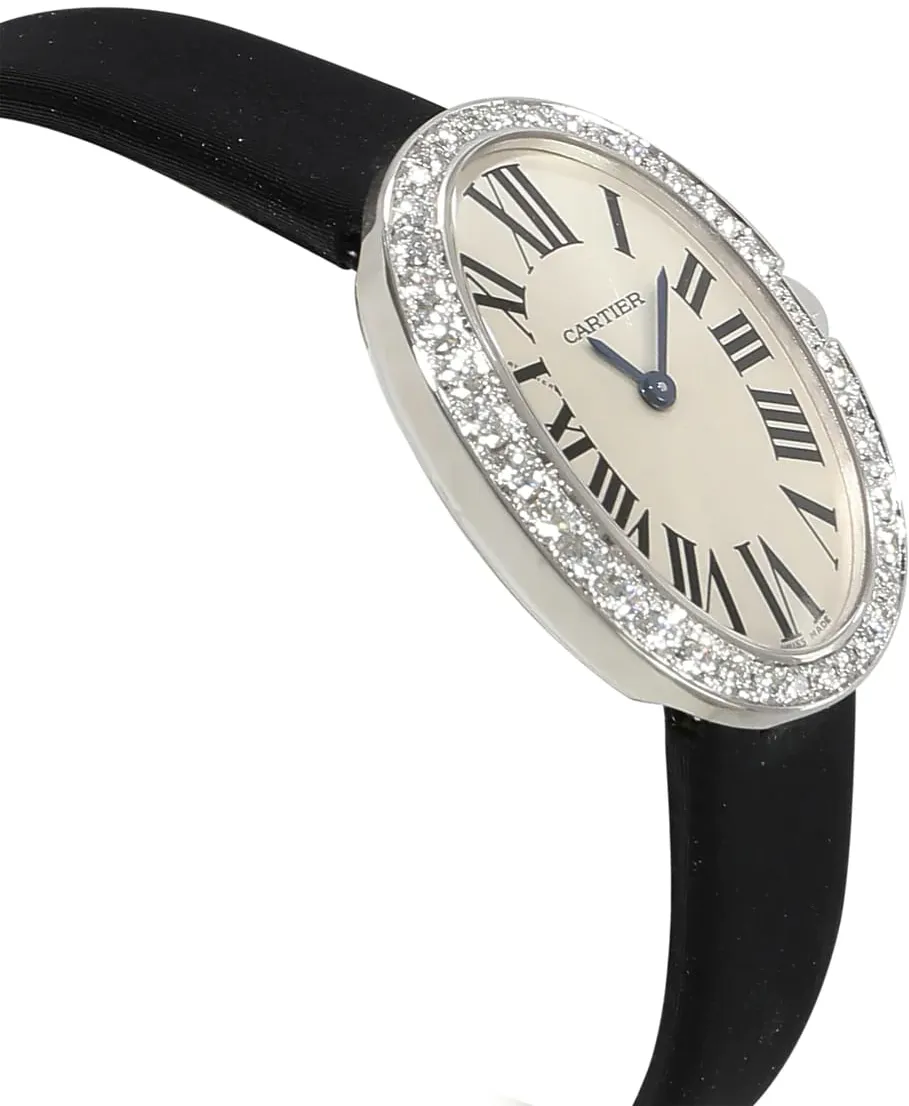 Cartier Baignoire wb520027 25mm White gold Silver 2