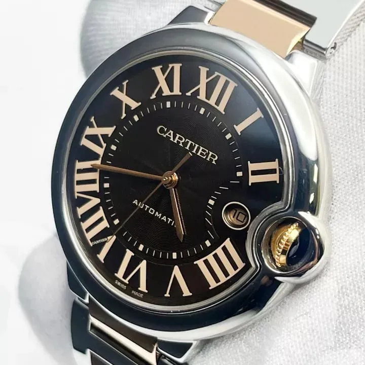 Cartier Ballon Bleu W6920032 42mm Stainless steel Brown