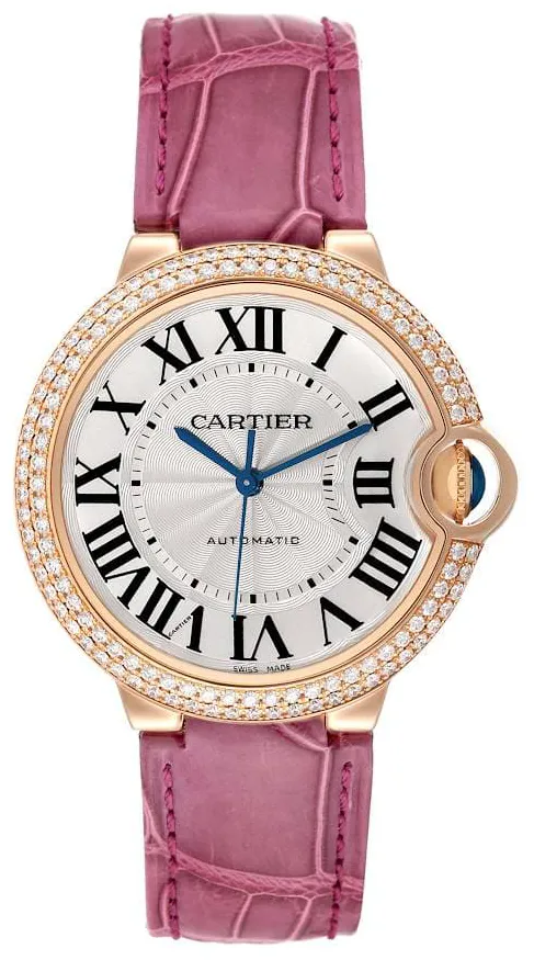 Cartier Ballon Bleu de Cartier WE900551 36.5mm Rose gold White