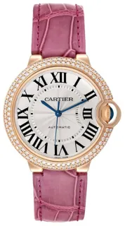 Cartier Ballon Bleu Rose Gold$Diamond-set Silver