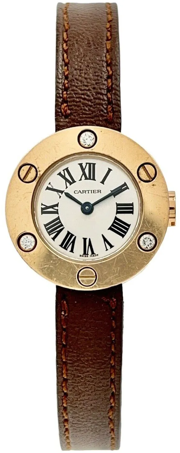 Cartier Love WE800131 23mm White gold Silver