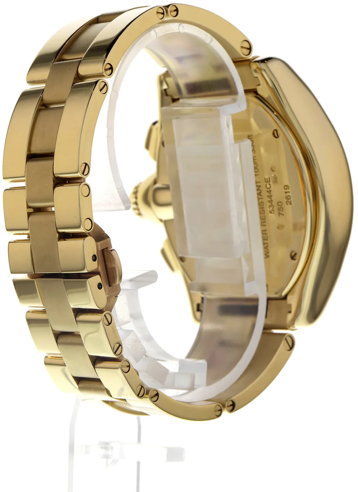 Cartier Roadster 2619 48mm Yellow gold Champagne 3