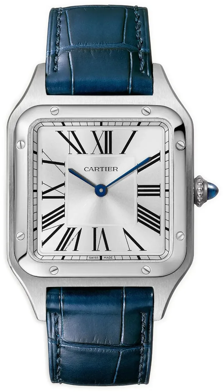 Cartier Santos Dumont WSSA0022 43.5mm Stainless steel Silver