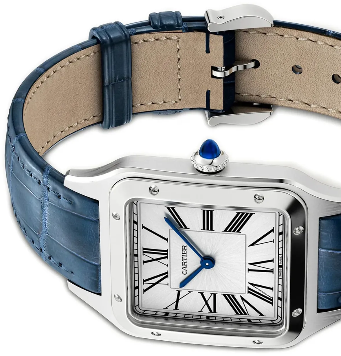 Cartier Santos Dumont WSSA0022 43.5mm Stainless steel Silver 2