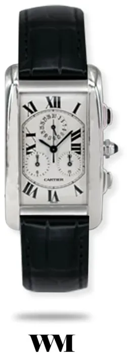 Cartier Tank Américaine 2312 45mm White gold White