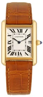 Cartier Tank Louis W1529756 Yellow gold Silver