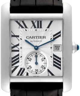 Cartier Tank W5330003 Stainless steel Silver