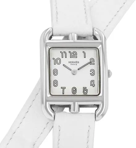 Hermès Cape Cod CC1.210 Stainless steel White