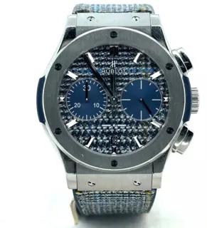 Hublot Classic Fusion Chronograph 521.NX.2770.NR.JPN18 Titanium Blue