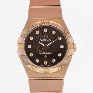 Omega Constellation 123.50.24.60.63.001 Red gold Brown