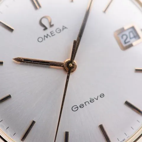 Omega Genève 131.041 33mm Yellow gold Silver 5