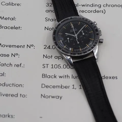 Omega Speedmaster Professional Moonwatch 105.003-65 40mm Stainless steel Black 15