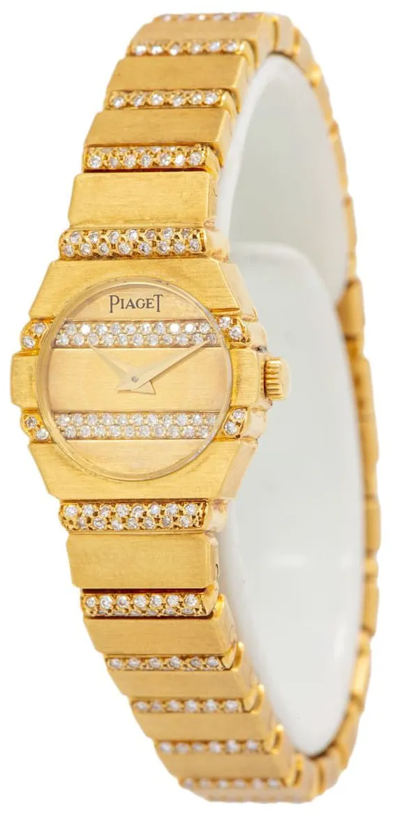 Piaget Polo 841C701 19mm Yellow gold and Diamond Champagne