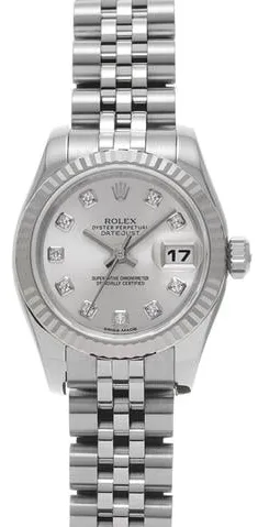 Rolex Lady-Datejust 179174G 26mm Stainless steel Silver