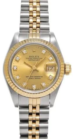 Rolex Datejust 69173G 26mm Stainless steel Champagne