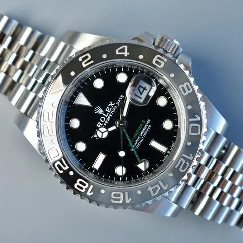 Rolex GMT-Master II 126710GRNR 40mm Stainless steel Black