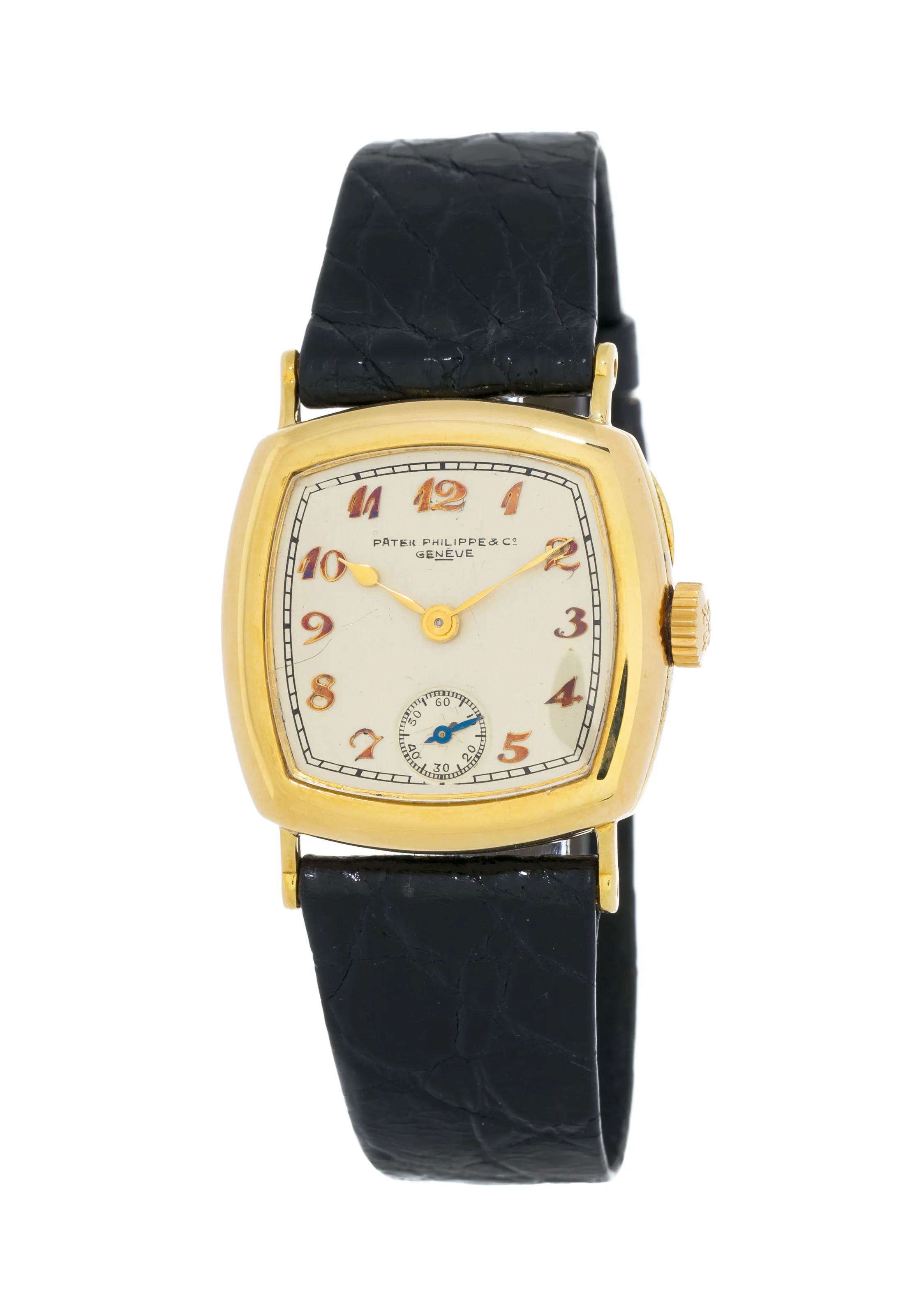 Patek Philippe 30mm 18k Gold matte silver