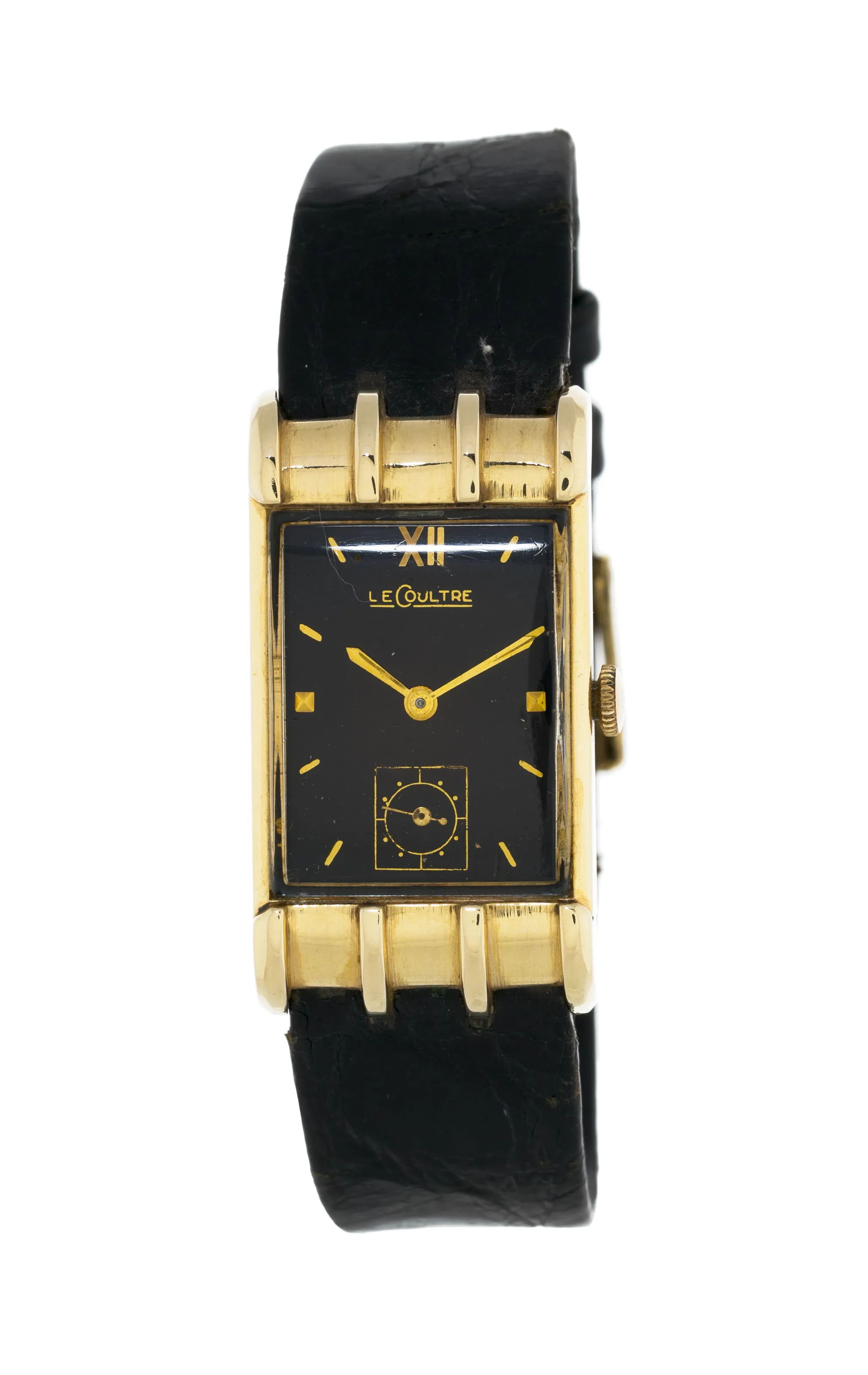 LeCoultre 14k Gold Black