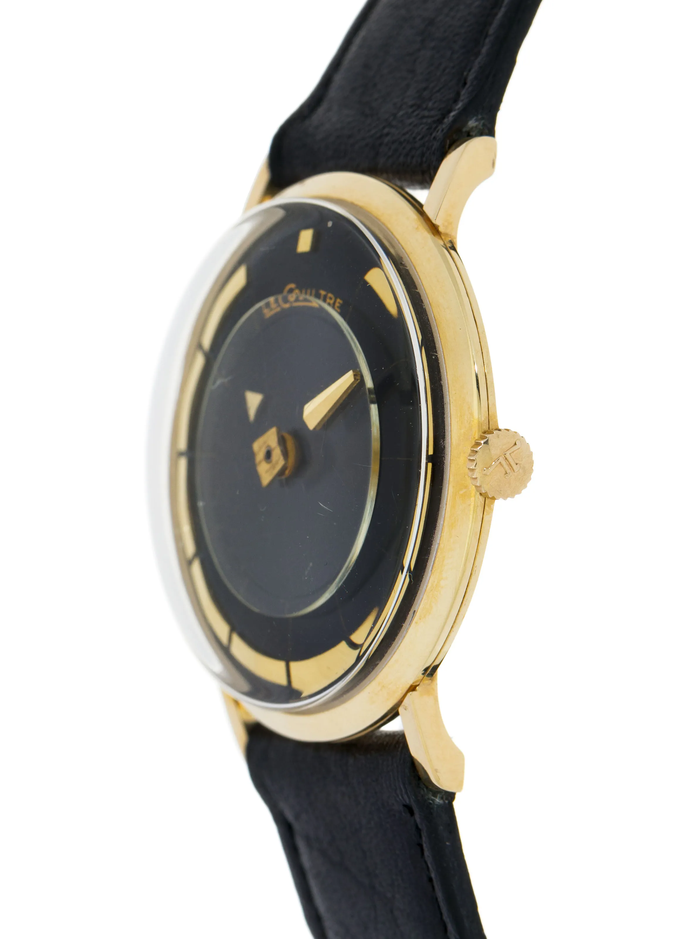 LeCoultre 182 14k Gold Black 1