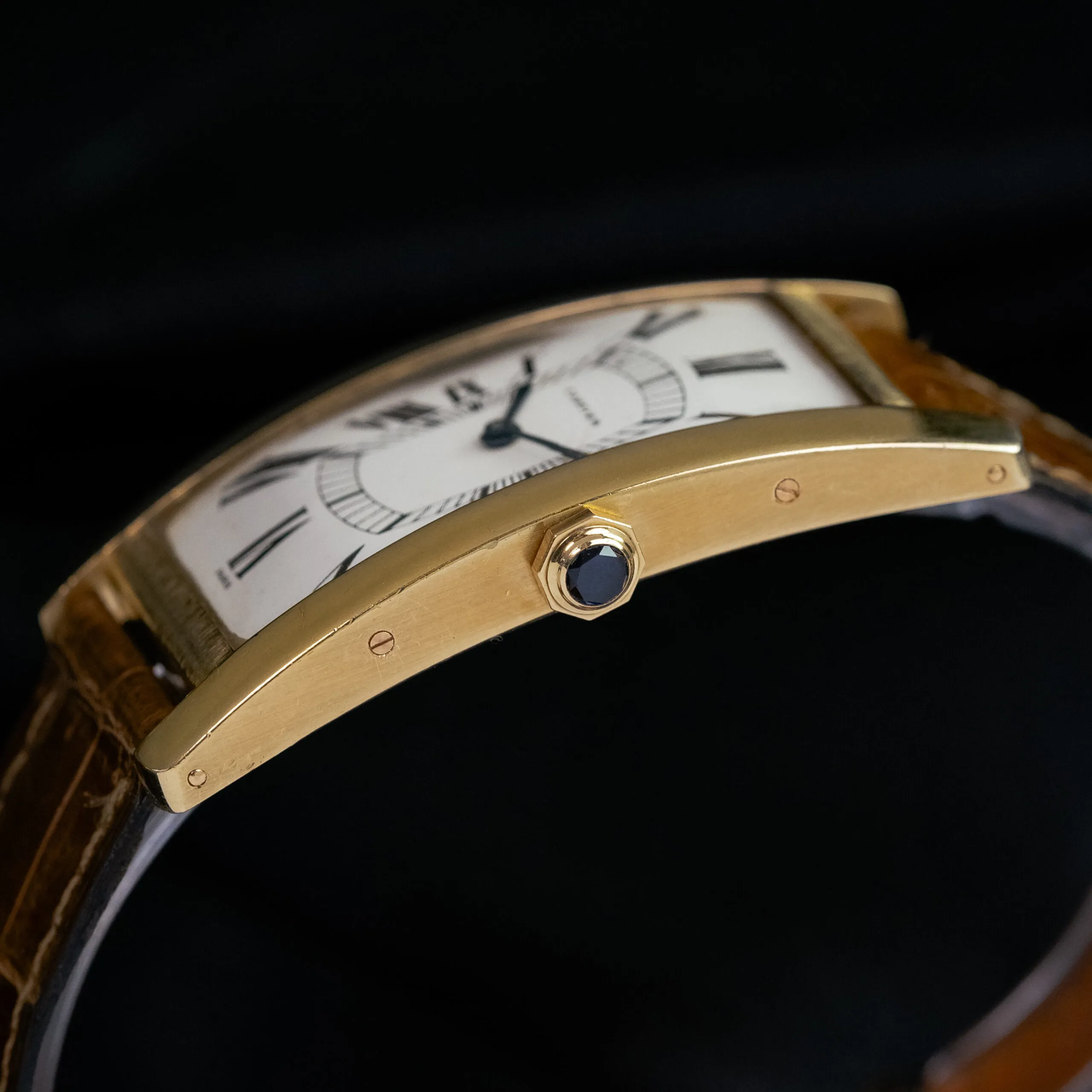 Cartier Tank Cintrée 23mm Yellow gold White 7